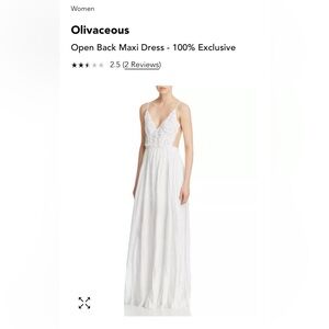 Oliviaeous low back maxi dress